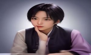 义母诱惑读者案例图，年轻读者在咖啡馆阅读平板电脑上的内容，环境轻松愉快